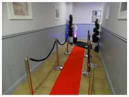 red carpet entrance hire north east 