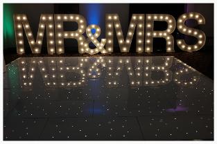 light up letters for hire tyne and wear